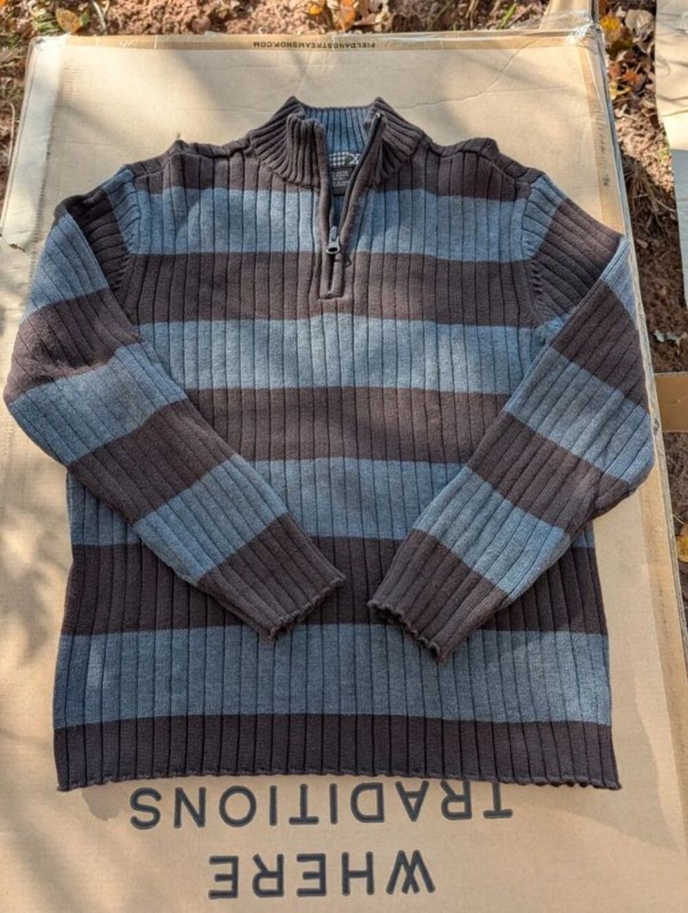 XG Striped Quarter Zip